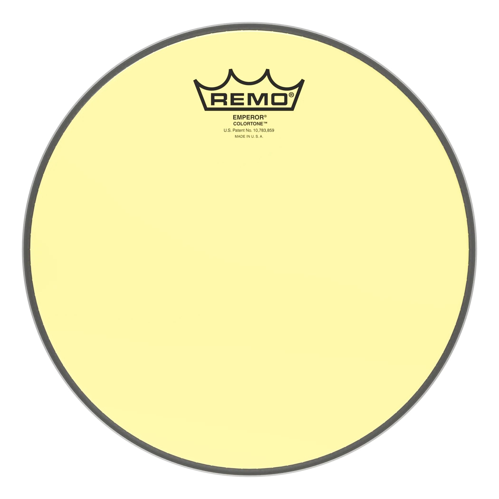Remo Emperor Colortone Yellow Drumhead - 10"