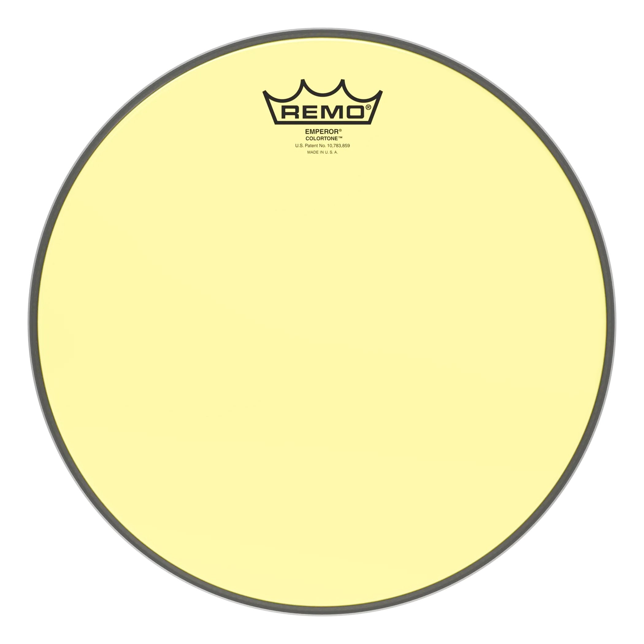 Remo Emperor Colortone Yellow Drumhead - 12"