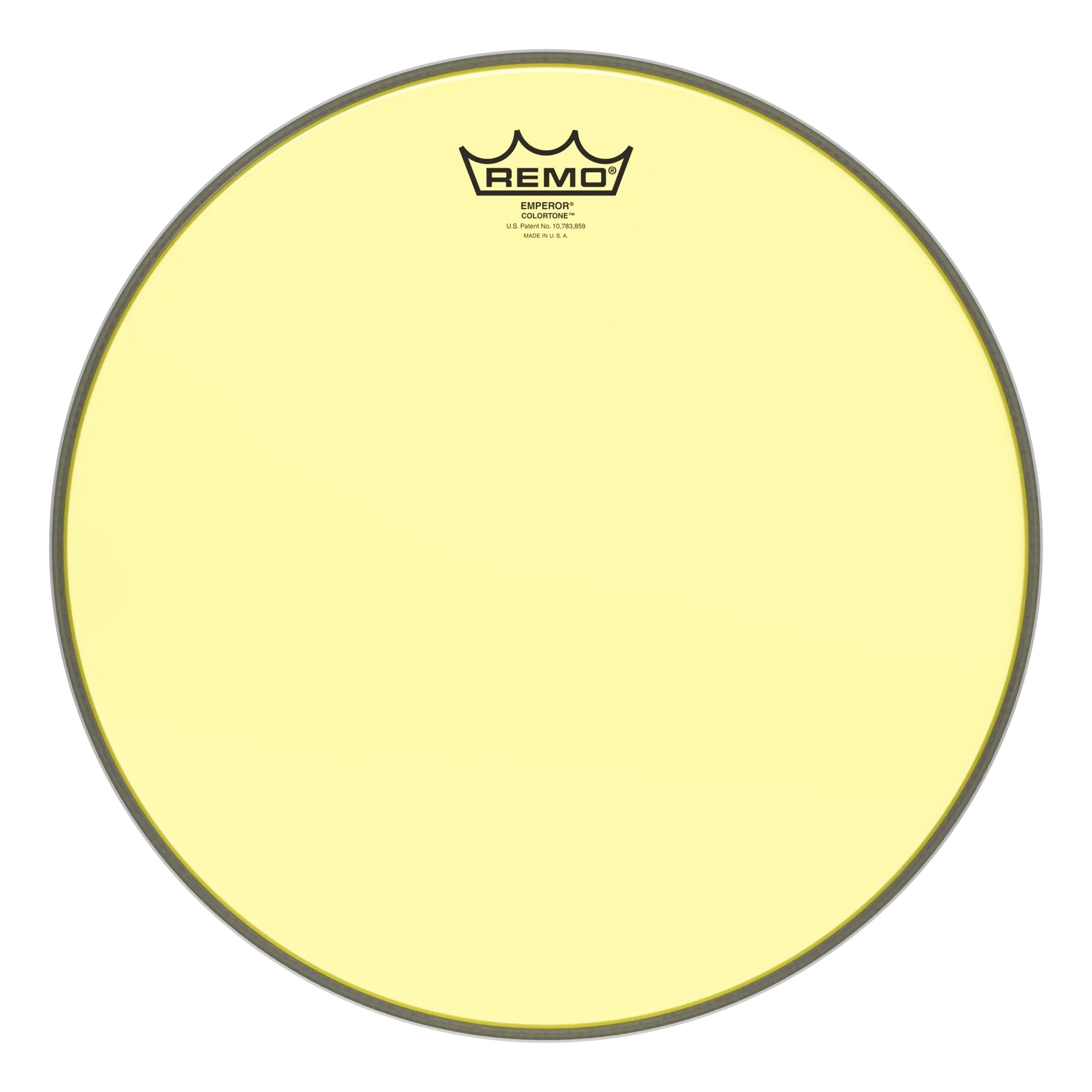 Remo Emperor Colortone Yellow Drumhead - 14"