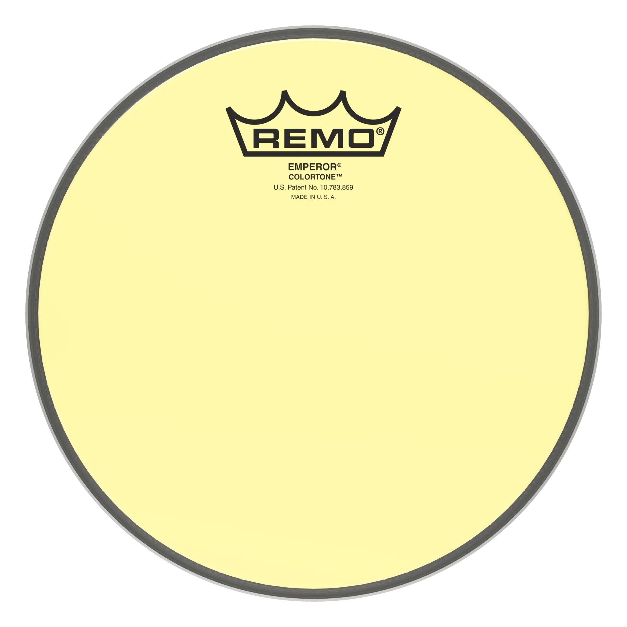 Remo Emperor Colortone Yellow Drumhead - 8"