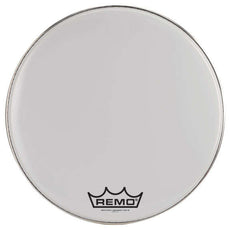 30" Remo Smooth White Emperor Crimplock Marching Bass Drumhead