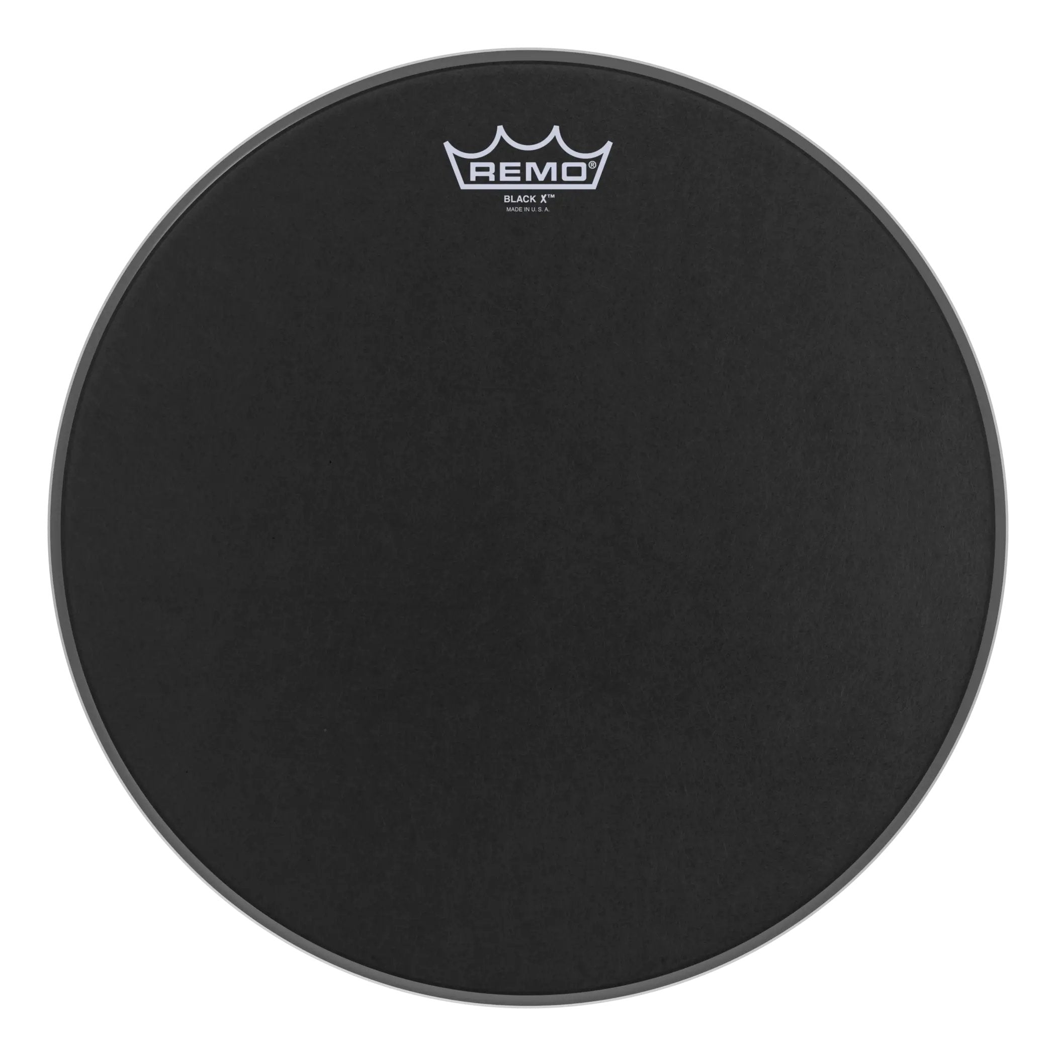Remo Emperor X Black Suede Snare Drumhead - Bottom Black Dot - 14