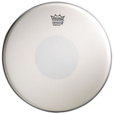 12" Remo Emperor X Coated with Black Dot on Bottom Snare Drumhead
