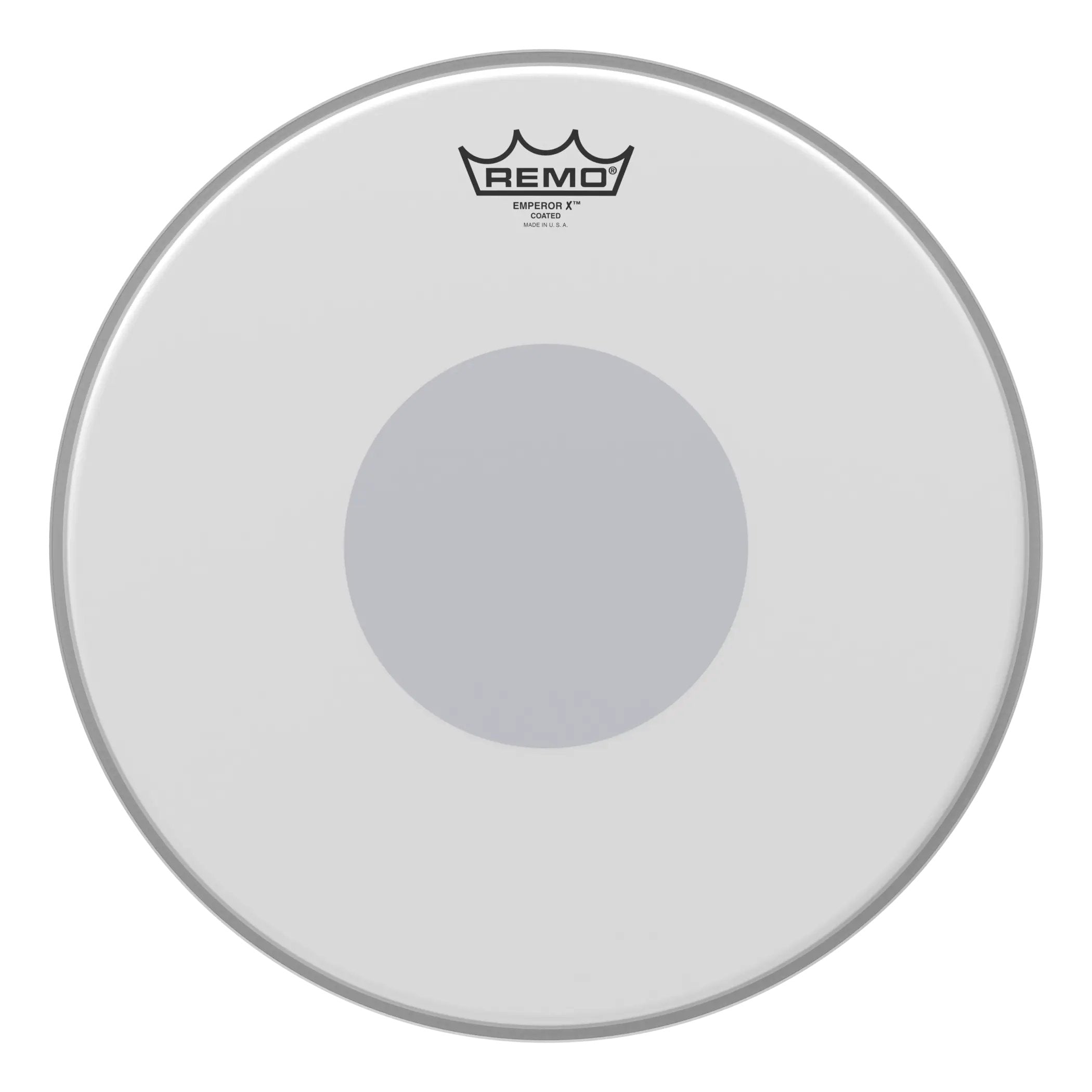 Remo Emperor X Coated Snare Drumhead - Bottom Black Dot - 14"