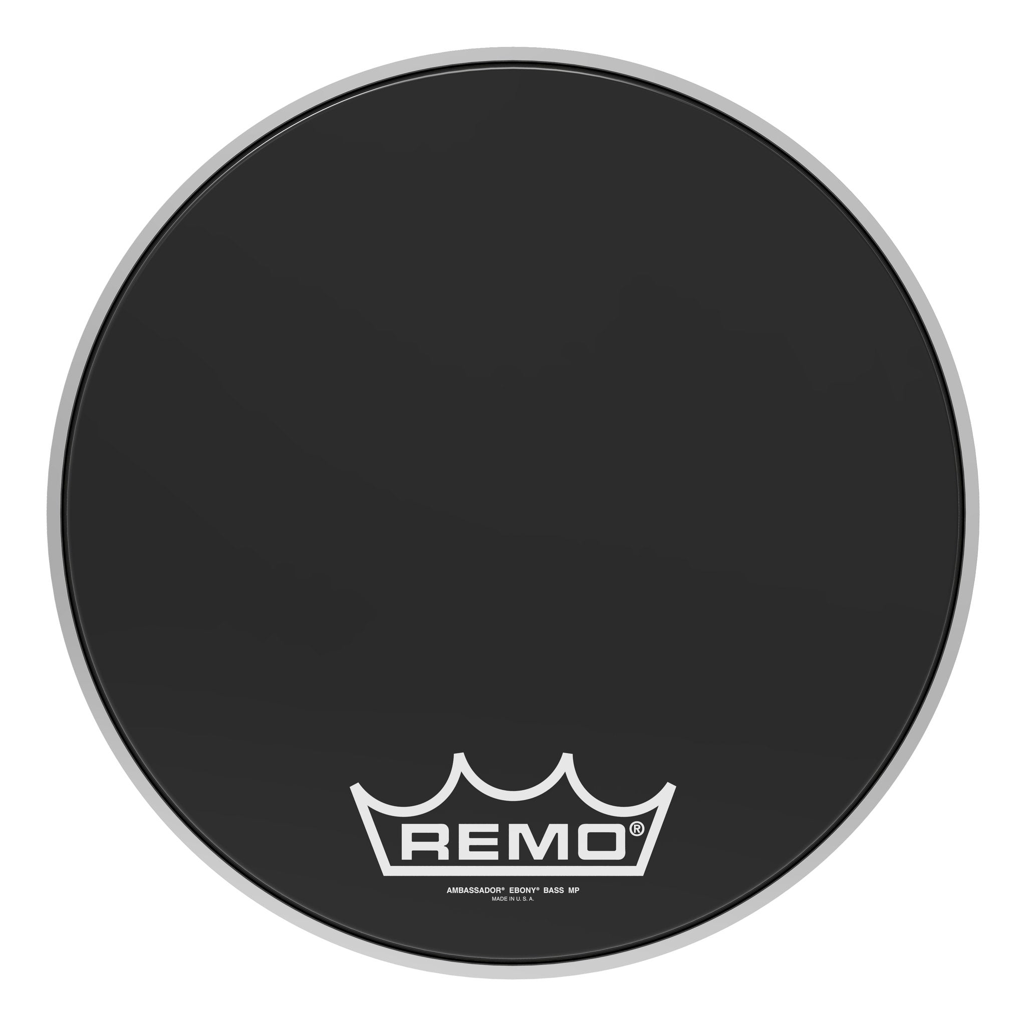 Remo Ambassador Ebony Marching Bass Drum Head 16" es-1016-mp