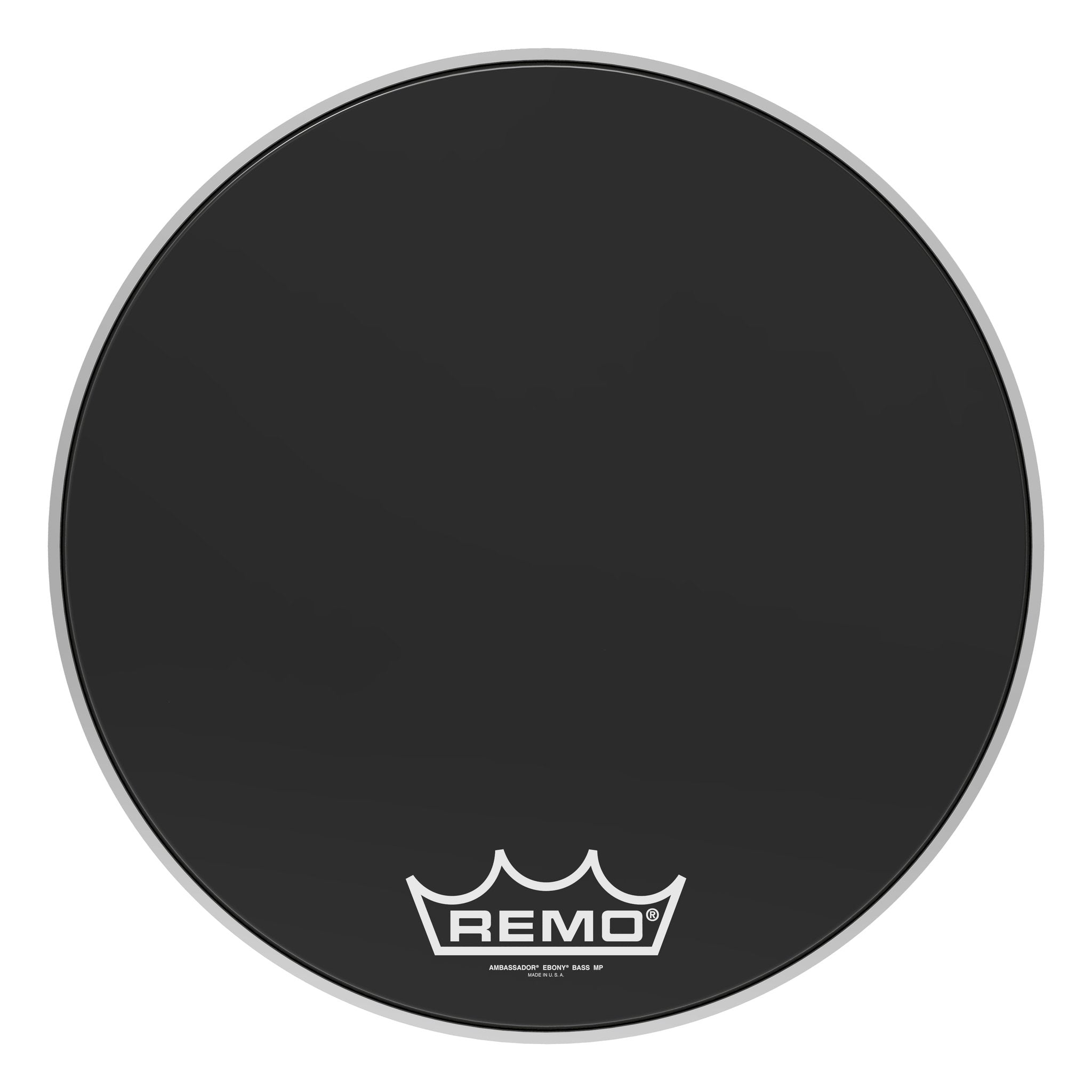 Remo Ambassador Ebony Marching Bass Drum Head 20" es-1020-mp