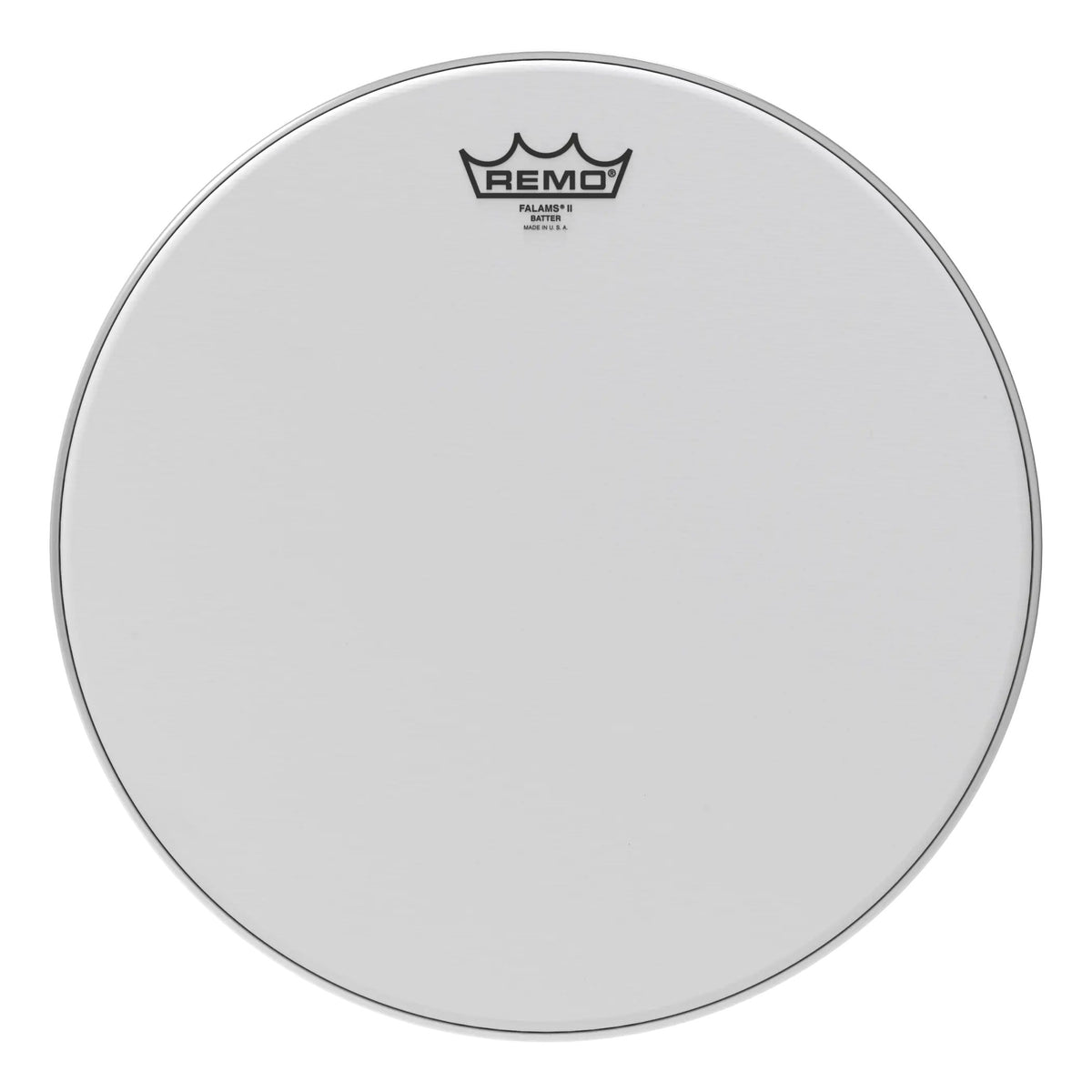 Remo Falams Smooth White Marching Snare Drumhead - 13"
