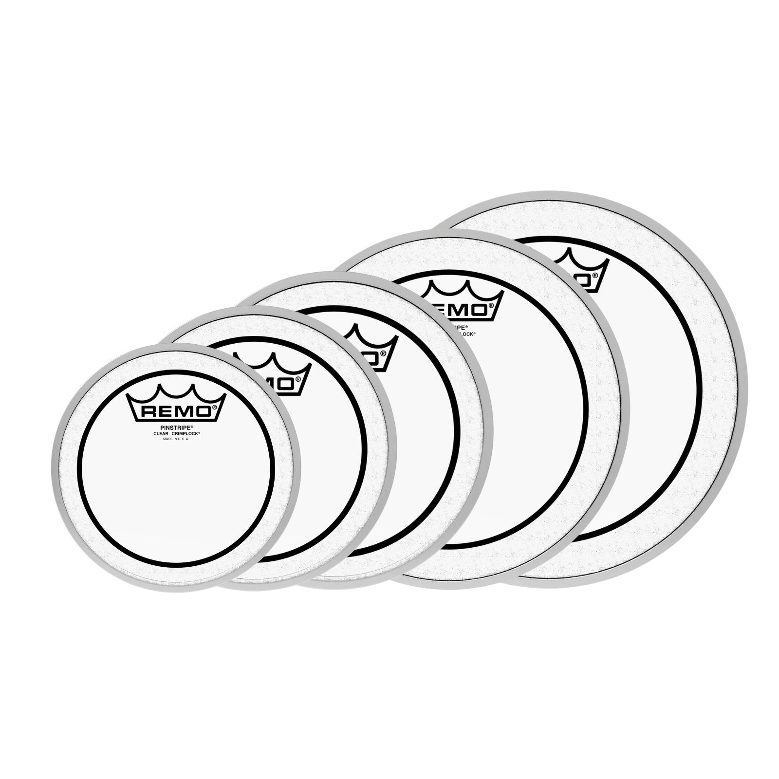 Remo Pinstripe Marching Pro Pack 6 8 10 12 13