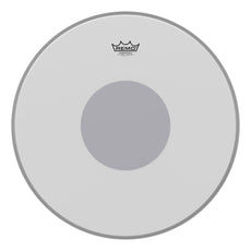 Remo P3 Powerstroke Coated Bass Drumhead - Bottom Black Dot - 20"