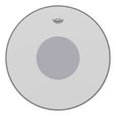 Remo P3 Powerstroke Coated Bass Drumhead - Bottom Black Dot - 24"