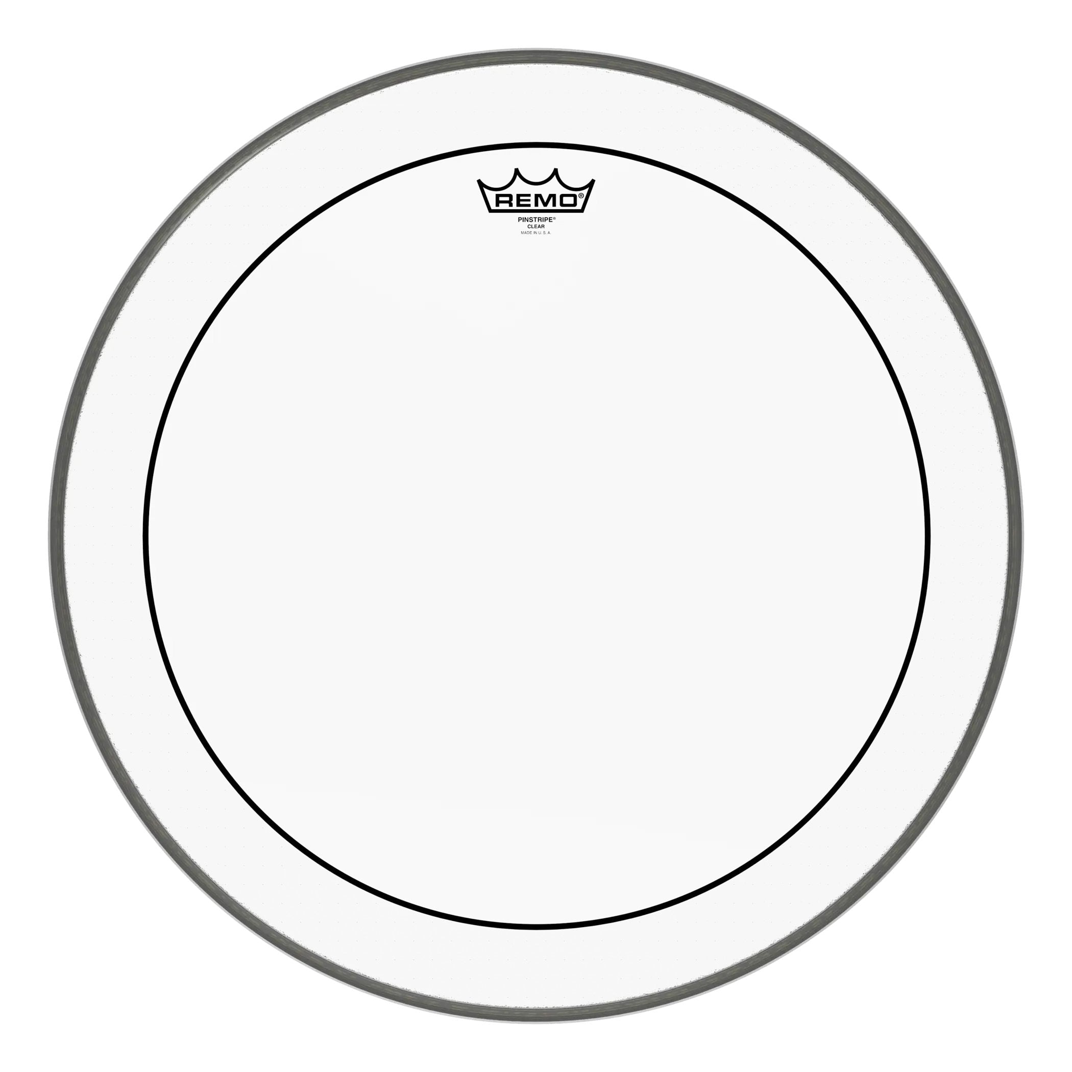 Remo Pinstripe Clear Bass Drumhead - 20"