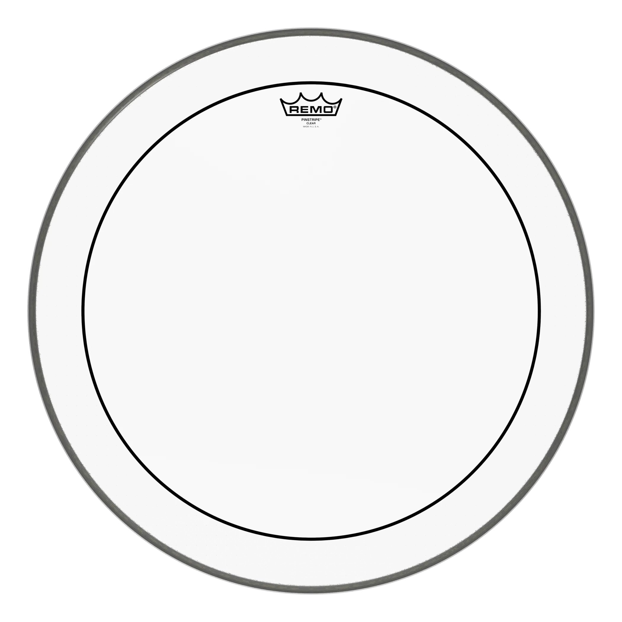 Remo Pinstripe Clear Bass Drumhead - 22"
