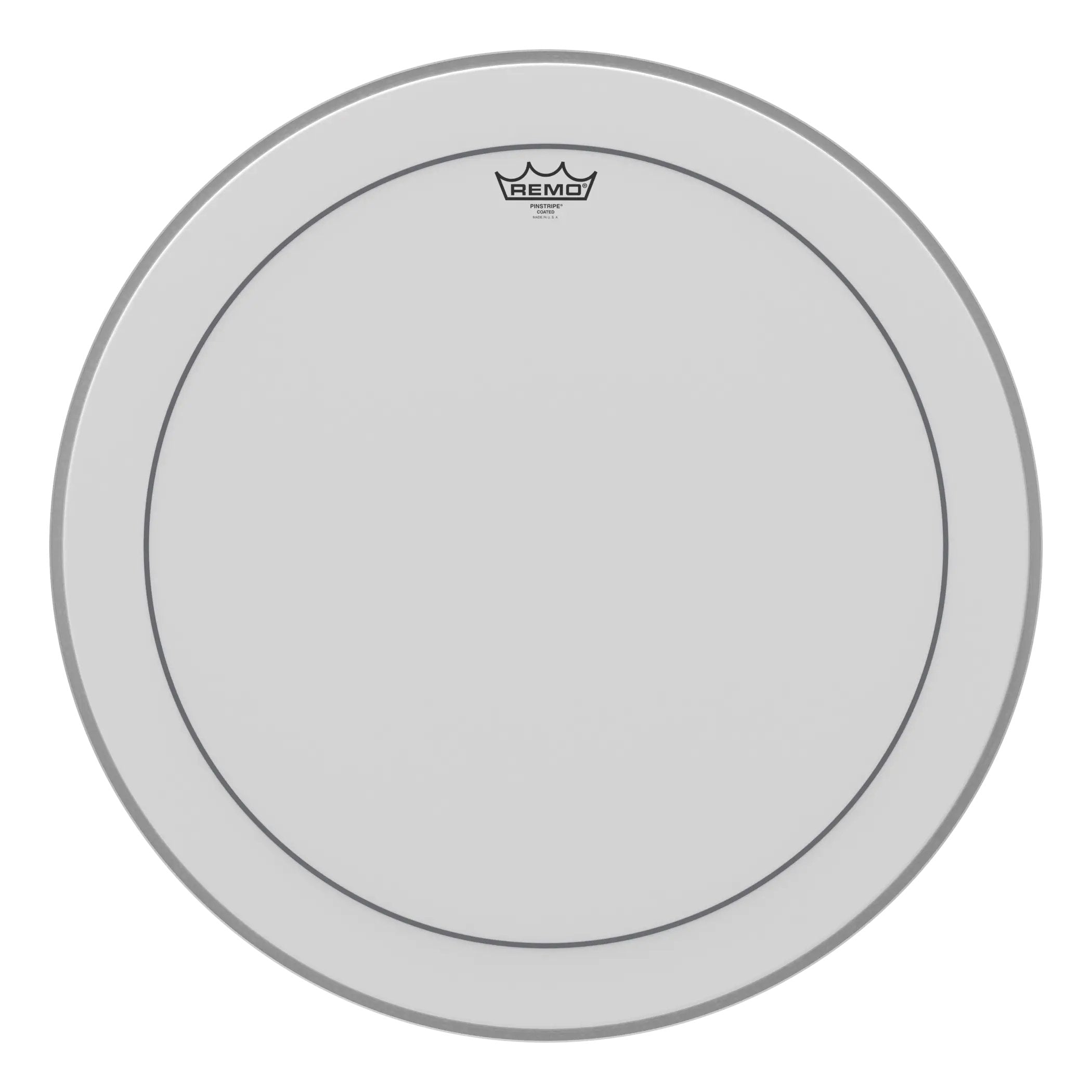 Remo Pinstripe Coated Bass Drumhead - 24"