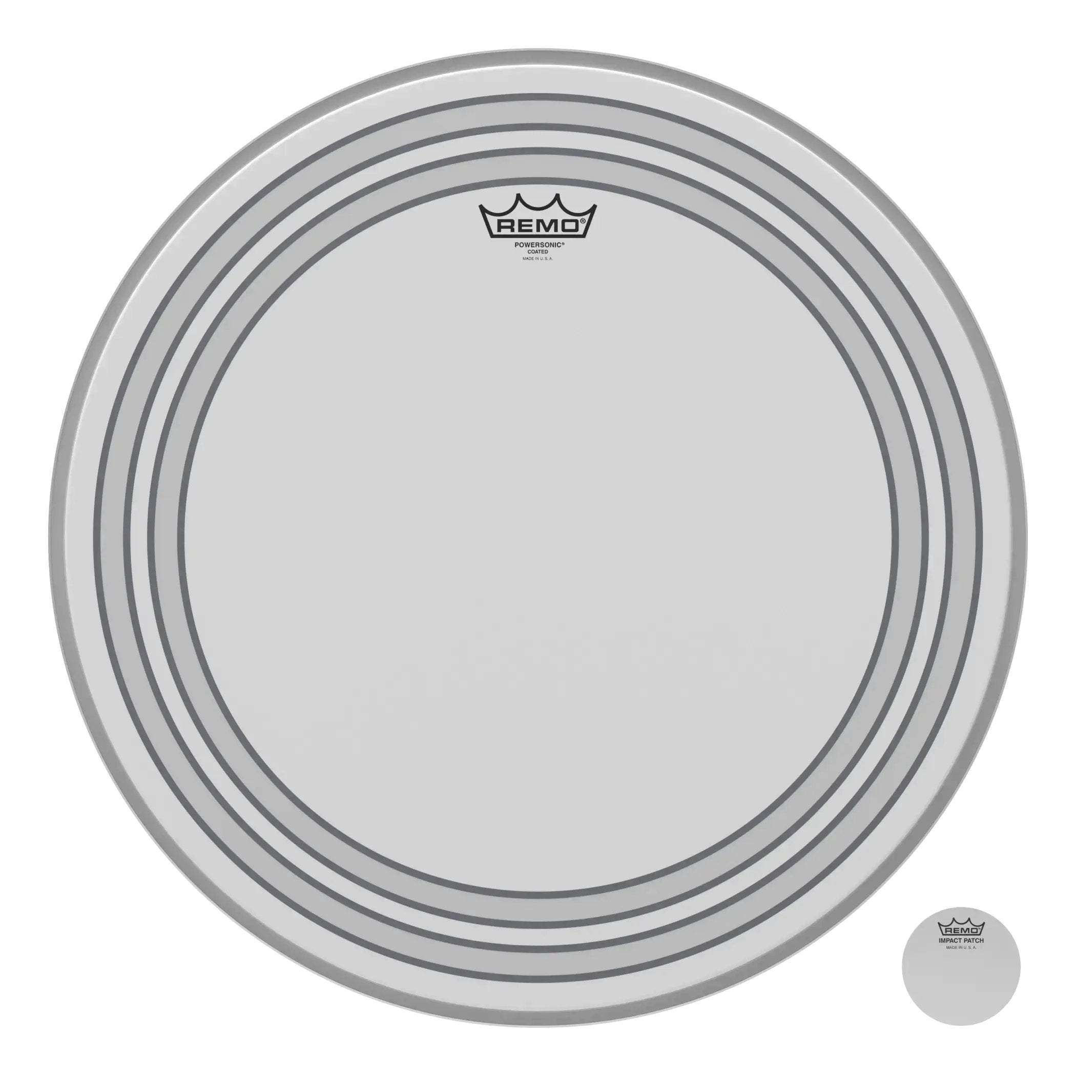 Remo Powersonic Coated Bass Drumhead - 20"