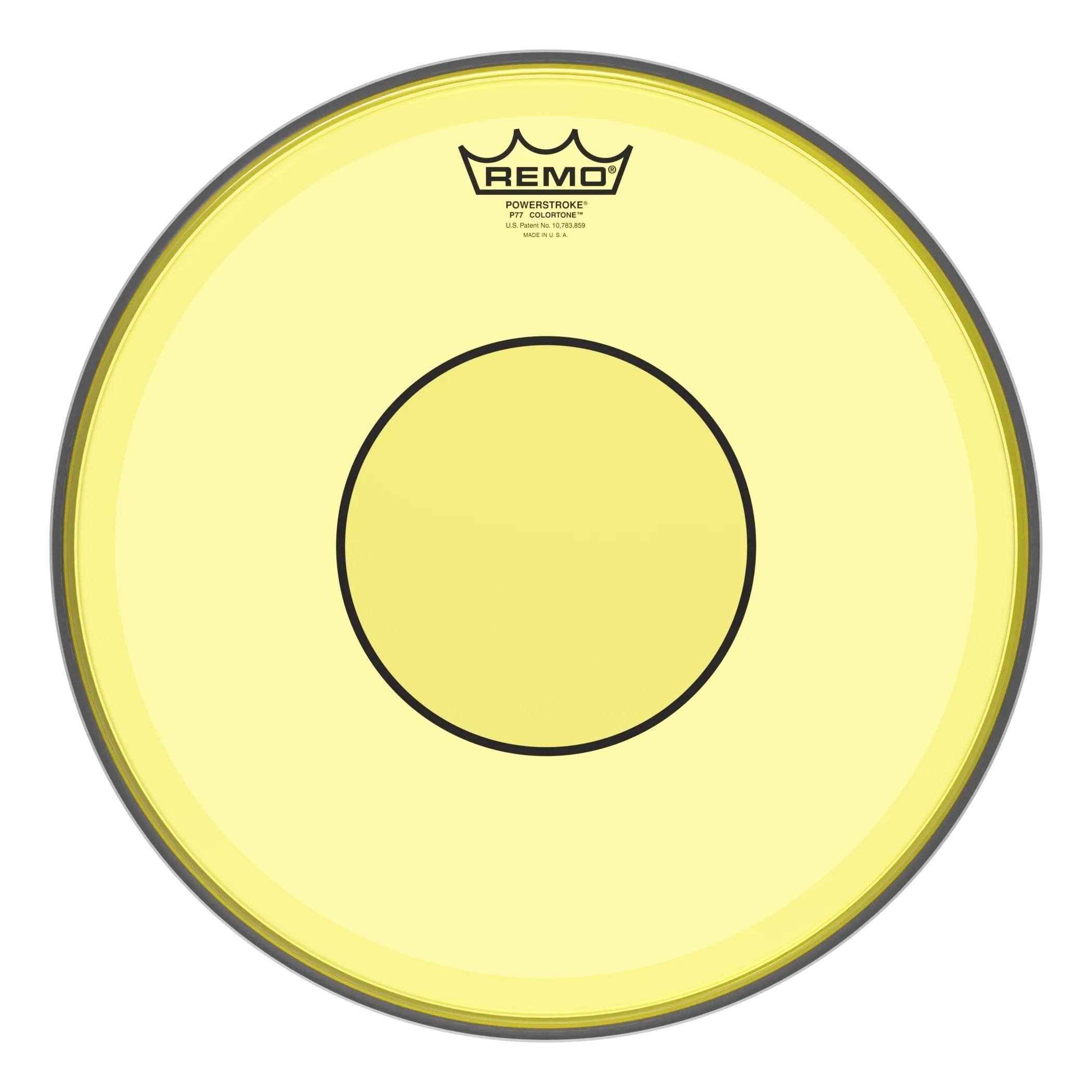 Remo Powerstroke 77 Colortone Yellow Drumhead - 13"