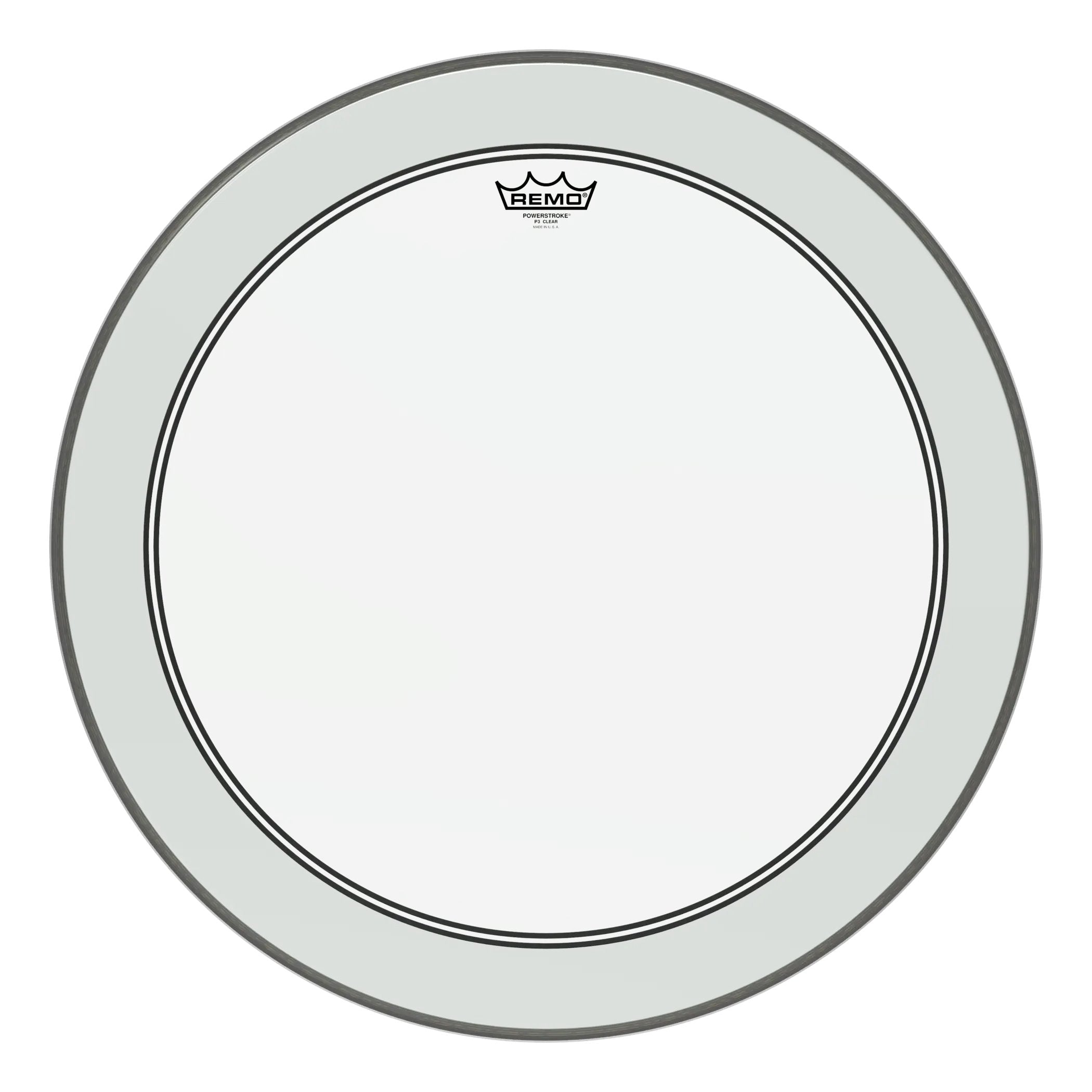 Remo Powerstroke P3 Clear Bass Drumhead - 24"