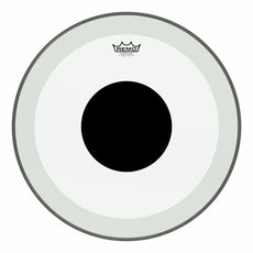 Remo 24" Powerstroke 3 Clear Black Dot Bass Drumhead
