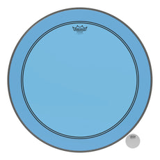 Remo Powerstroke P3 Colortone Blue Bass Drumhead - 24"