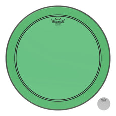 Remo Powerstroke P3 Colortone Green Bass Drumhead - 18"