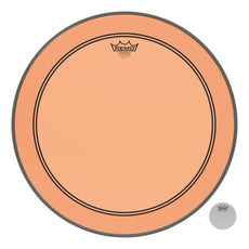 Remo Powerstroke P3 Colortone Orange Bass Drumhead - 20"