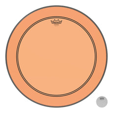 Remo Powerstroke P3 Colortone Orange Bass Drumhead - 22"