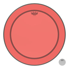 Remo Powerstroke P3 Colortone Red Bass Drumhead - 22"