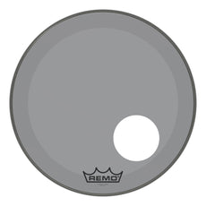 Remo Powerstroke P3 Colortone Smoke Bass Drumhead - Offset Hole - 20"