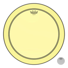 Remo Powerstroke P3 Colortone Yellow Bass Drumhead - 18"