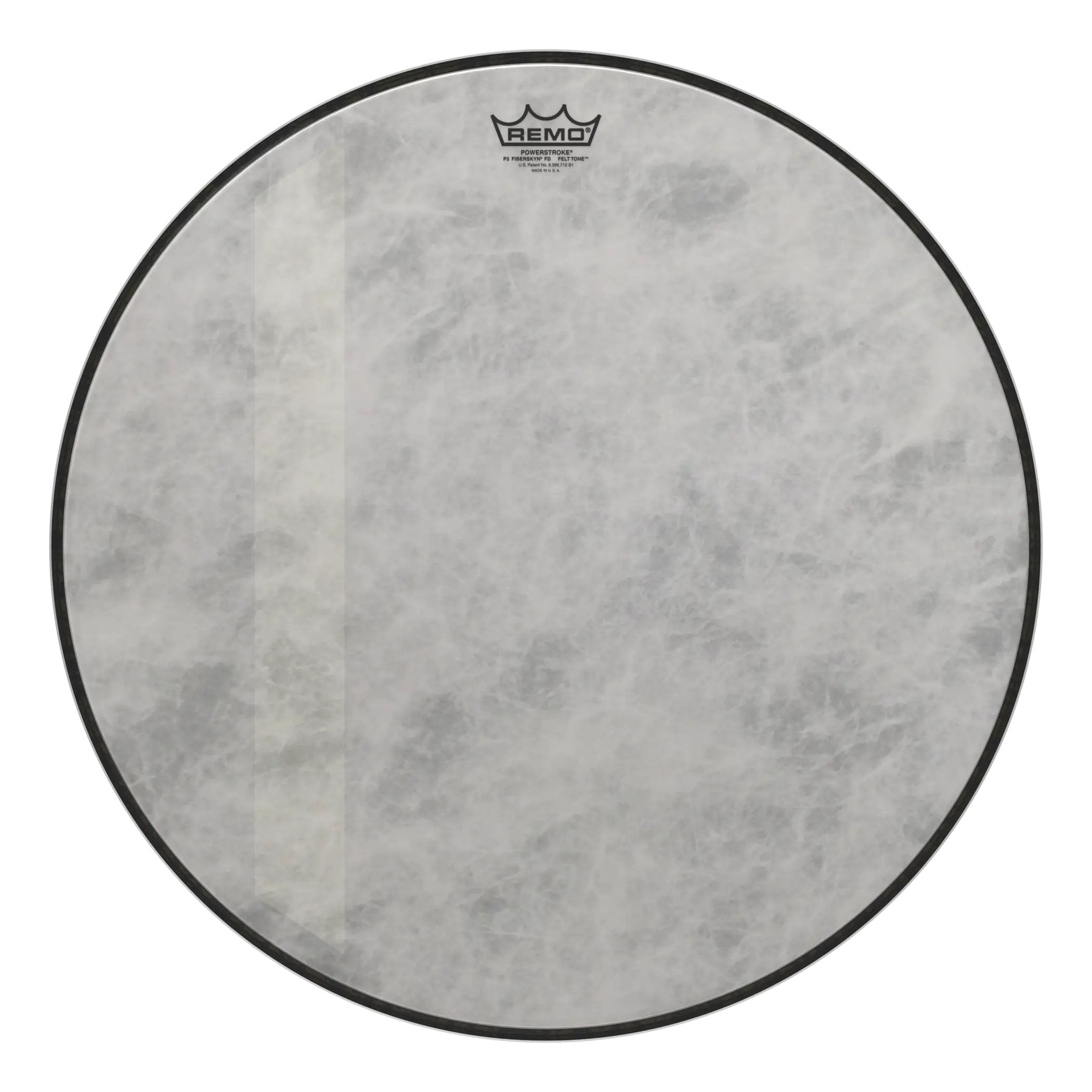 Remo Powerstroke P3 Felt Tone Fiberskyn Diplomat Bass Drumhead - 22"