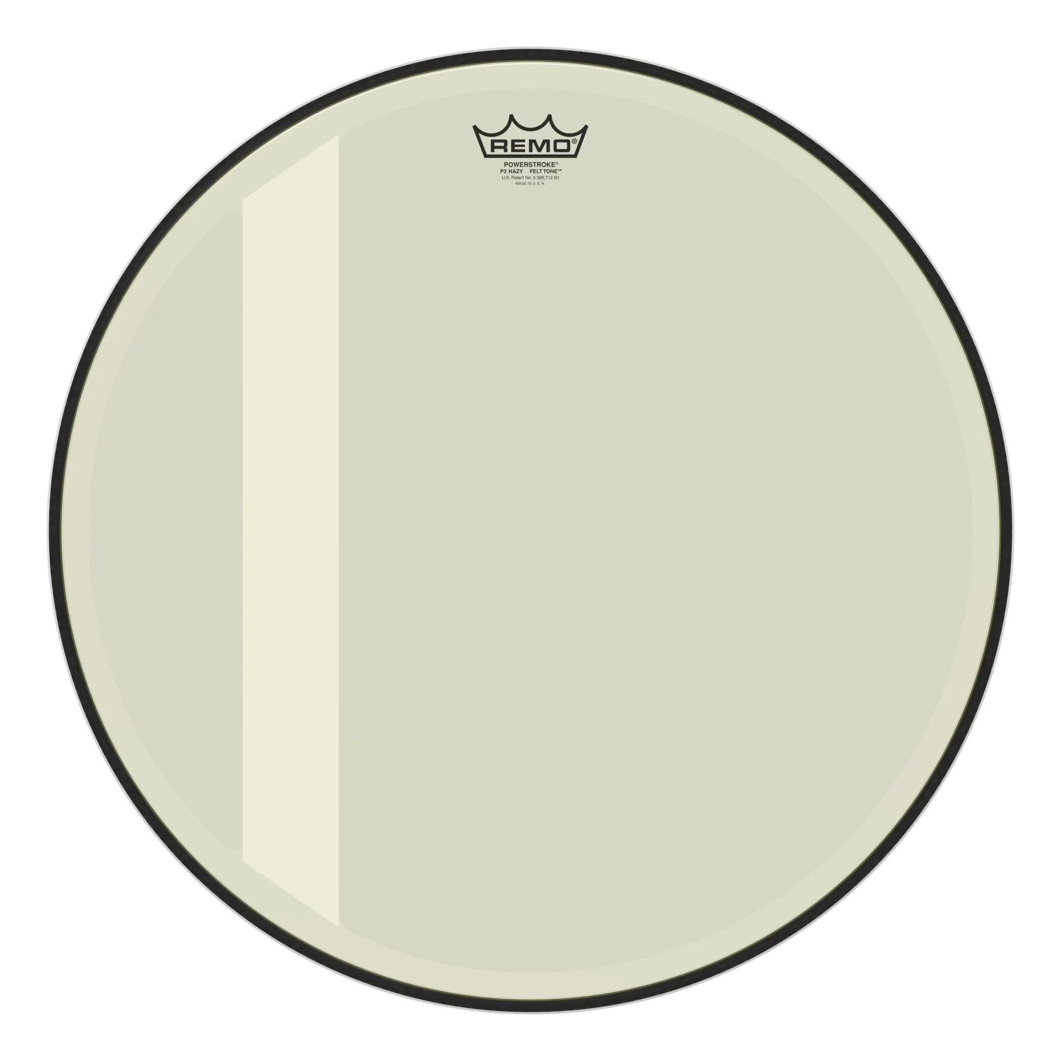 Remo Powerstroke P3 Felt Tone Hazy Bass Drumhead - 20"