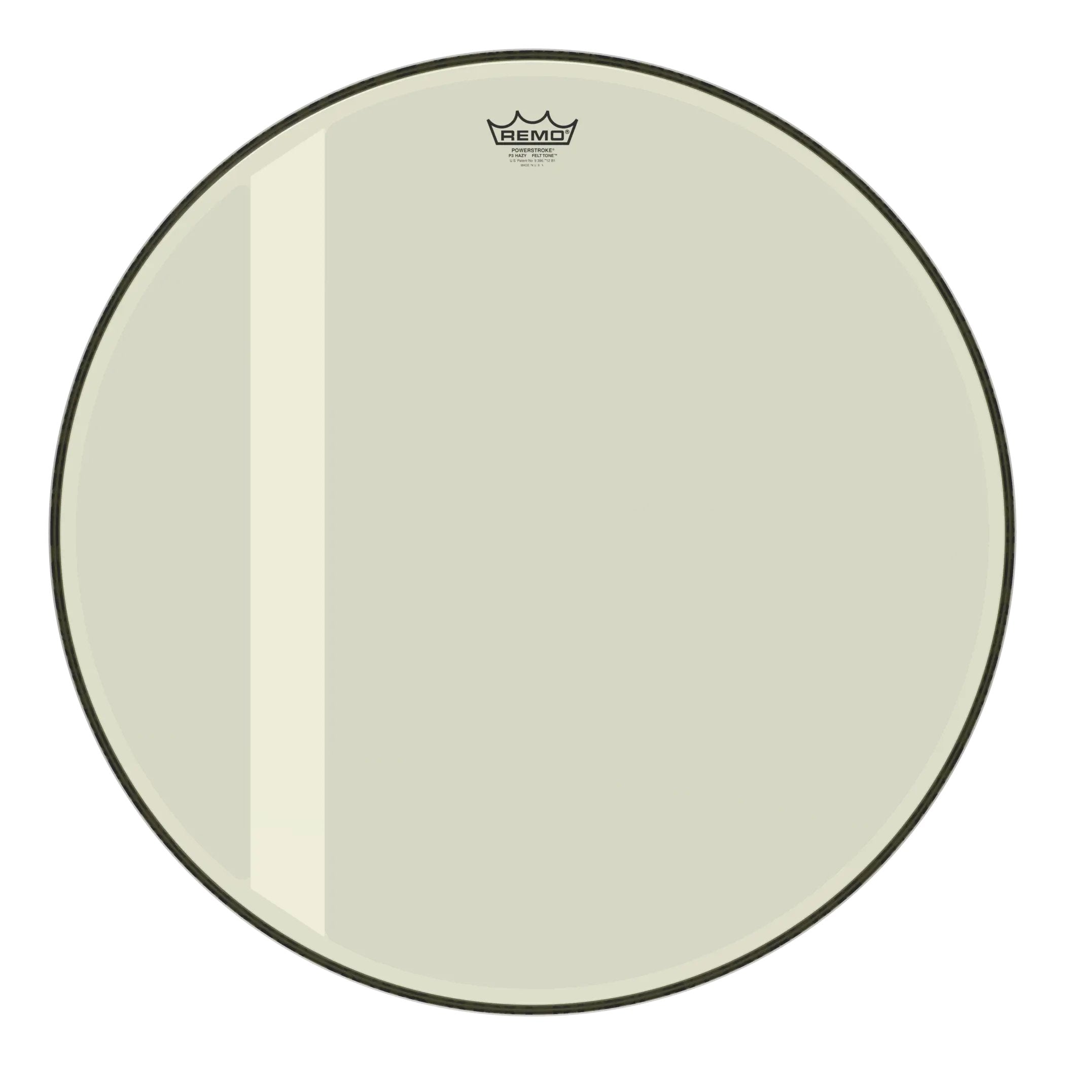 Remo Powerstroke P3 Felt Tone Hazy Bass Drumhead - 26"