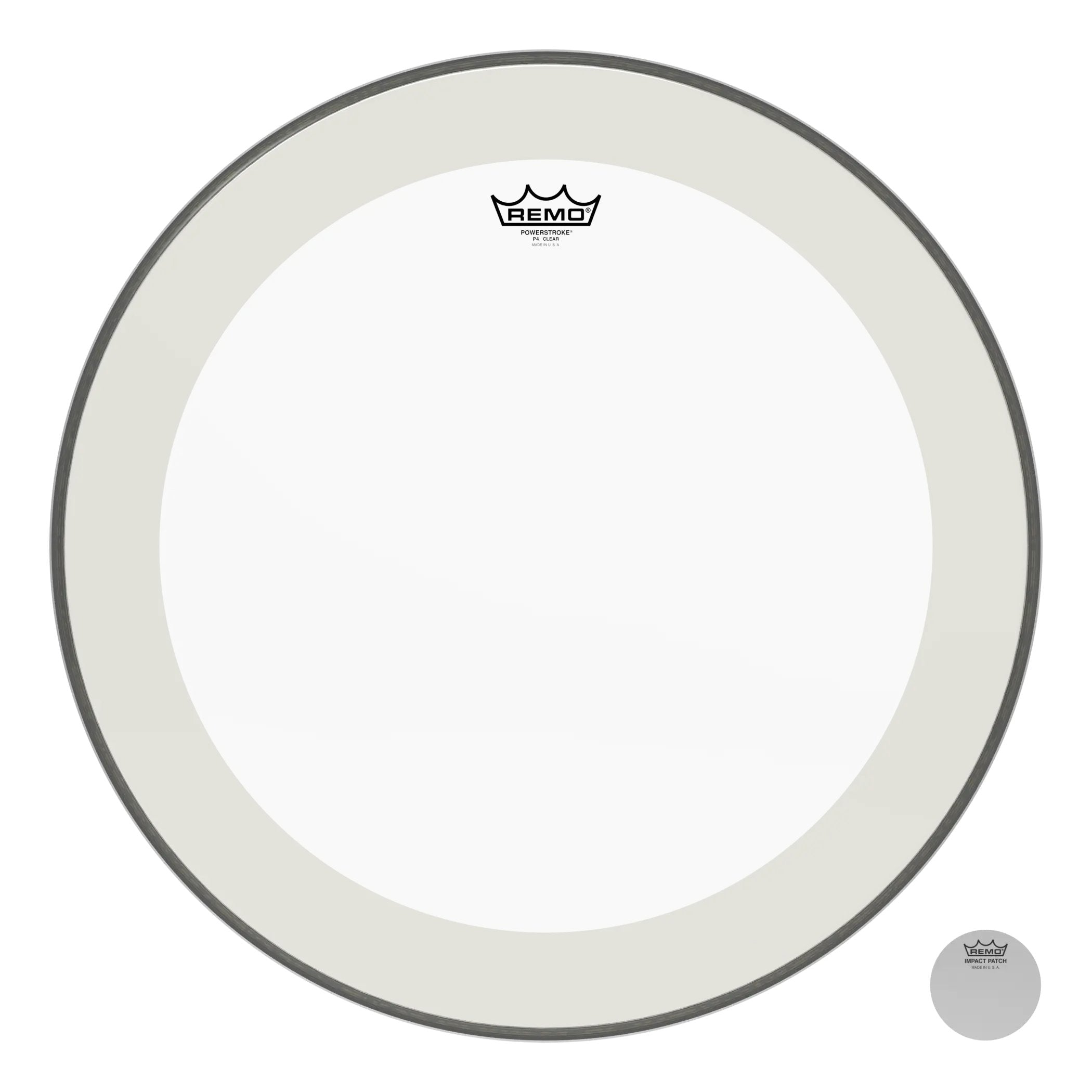 Remo Powerstroke P4 Clear Bass Drumhead - 22"
