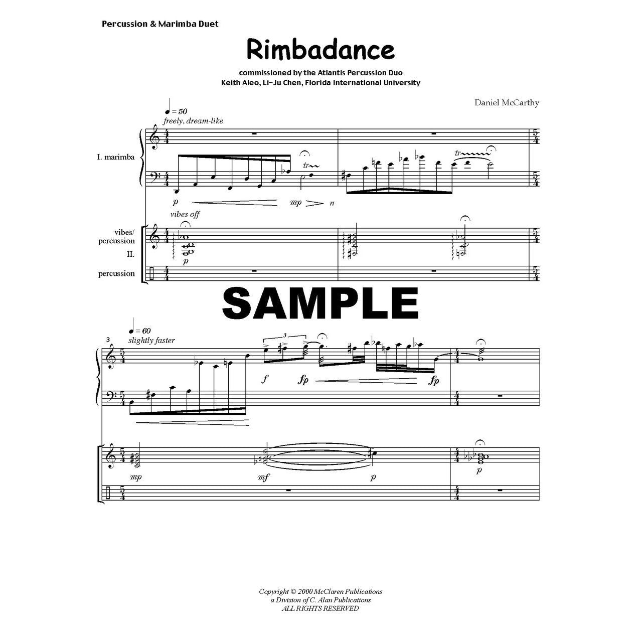 rimbadance by daniel mccarthy score example