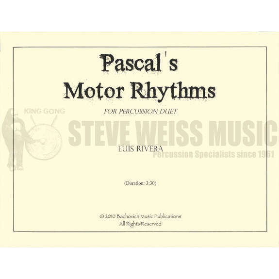 Rivera-Pascal's Motor Rhythms (SP)-P