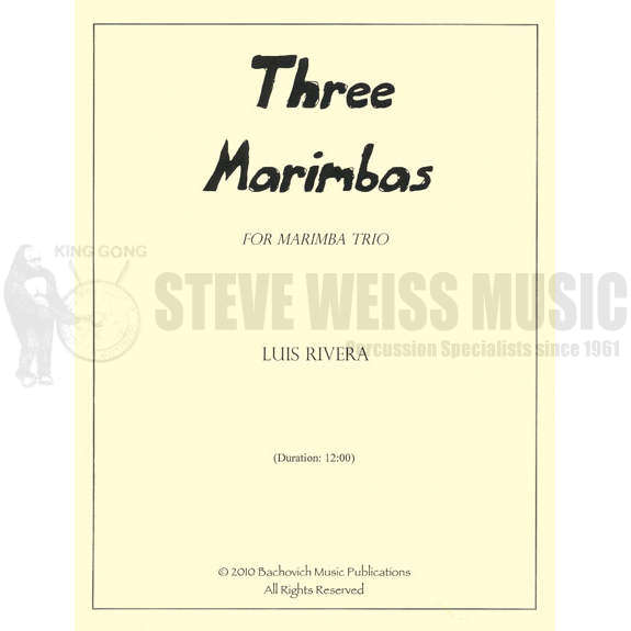 Rivera-Three Marimbas (SP)-3M