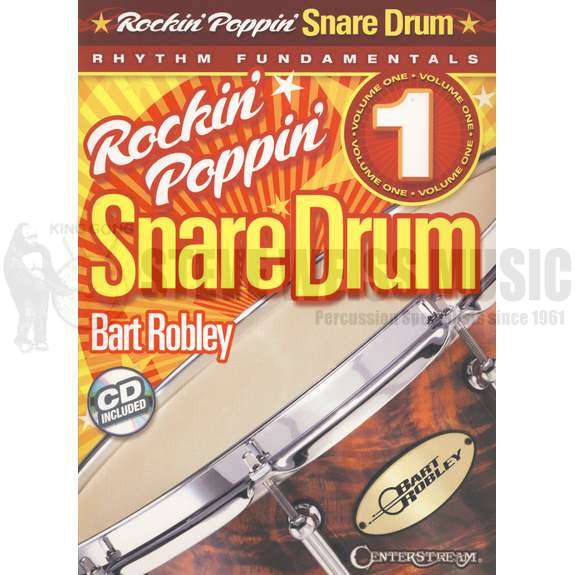 Robley-Rockin' Poppin' Snare Drum Volume 1 (w/CD)