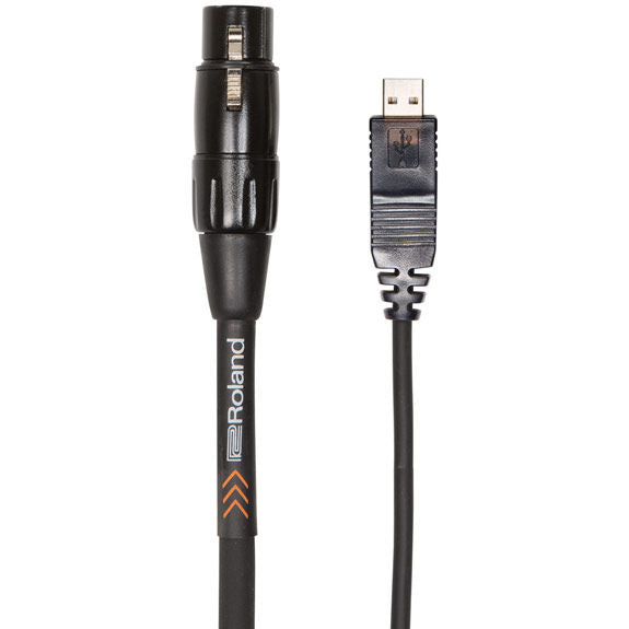 Roland 10' Interconnect Cable - XLR (F) - USB