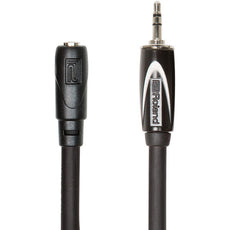 Roland Black Series Headphone Extension Cable - 1/4" TRS Male to Female - 25ft