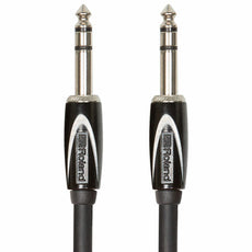 Roland Black Series Interconnect Cable - 1/4" - 1/4" TRS - 5ft