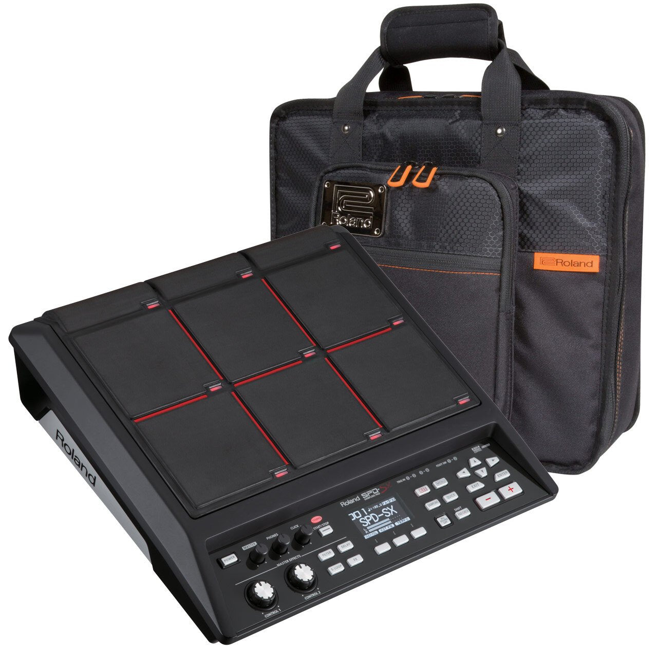 Roland SPD-SX PRO Sampling Pad with CB-BSPDSX Bag Included ROL-SPD-SX-PRO-W/BAG
