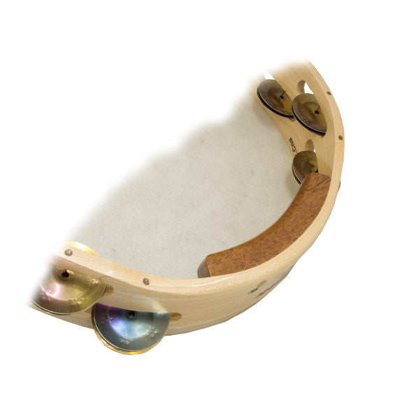 Ron Vaughn 10" Hammered R-1 Brass Concert Tambourine