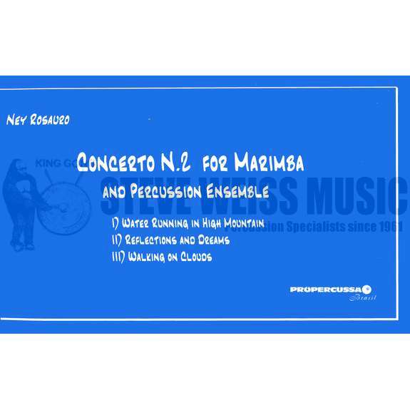 Rosauro-Concerto #2 for Marimba & Percussion Ensemble (SP)-M/P