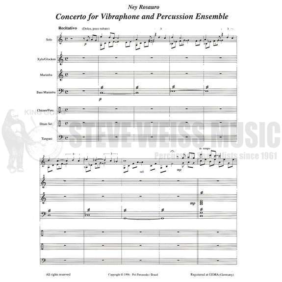 Rosauro-Concerto for Vibraphone and Percussion Ensemble (SP)