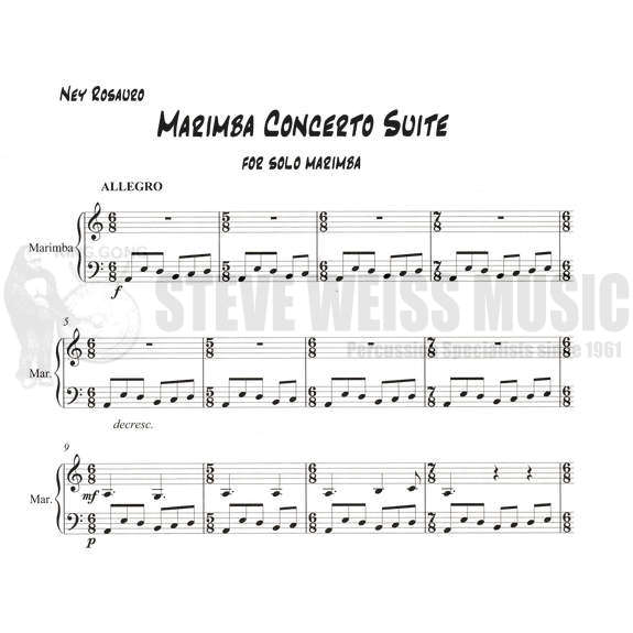 Rosauro-Marimba Concerto Suite-M