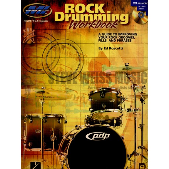 Roscetti-Rock Drumming Workbook (book/CD)