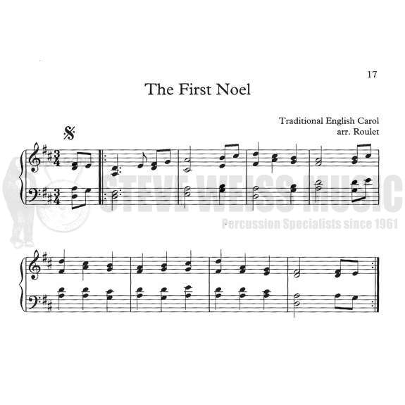 Roulet-Christmas Carols for Marimba