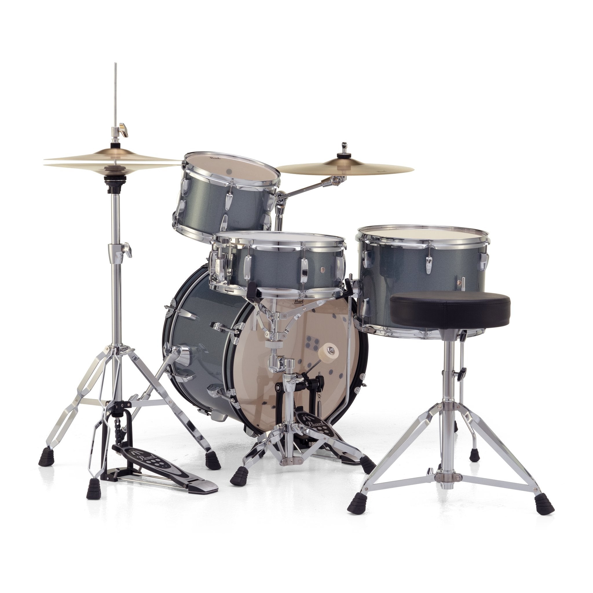Pearl Roadshow Bop Drumset Charcoal Metallic Snare Drum