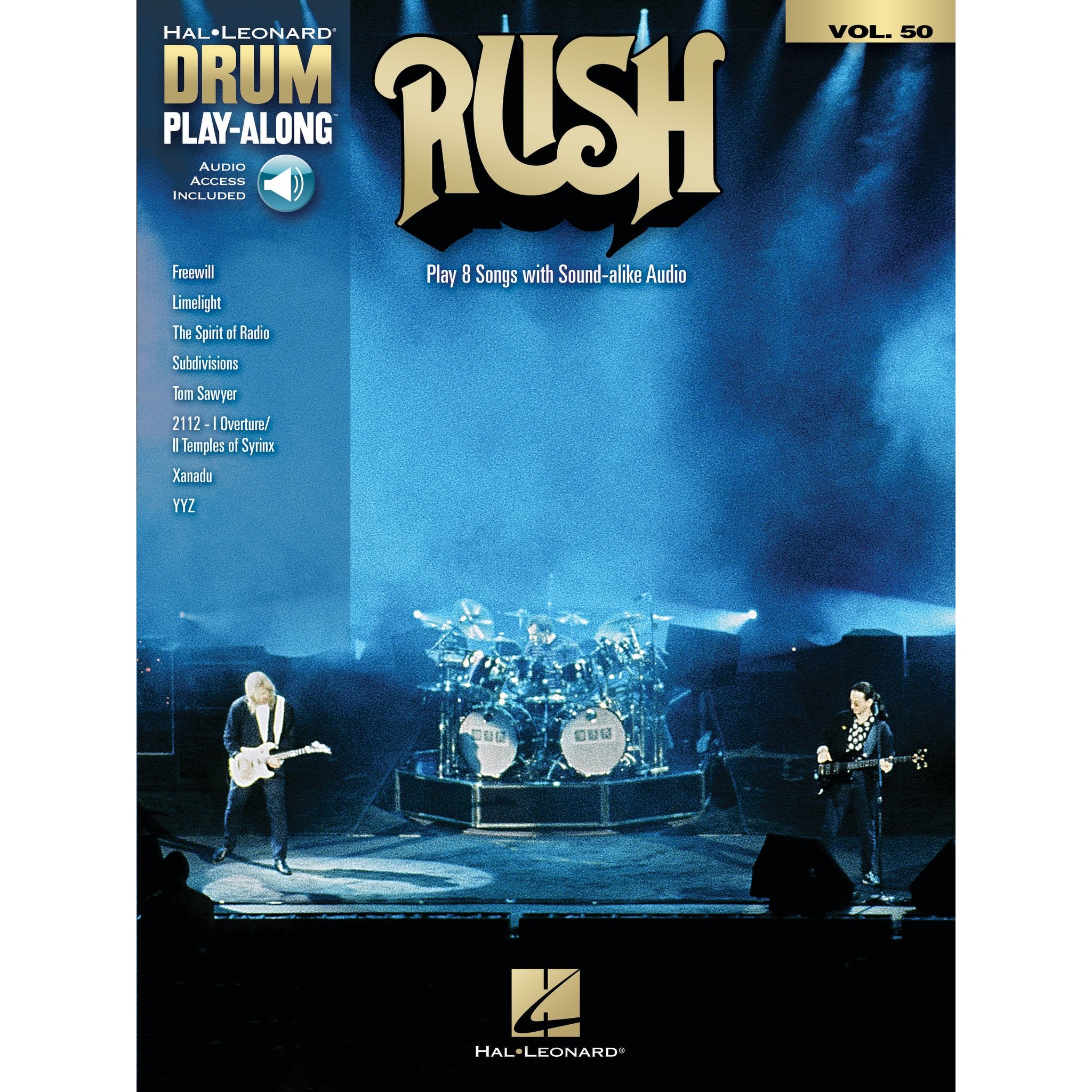 Rush-Hal Leonard Drum Play Along vol. 50 (Online Audio Access Included)
