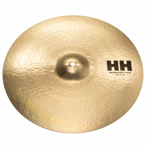 Sabian 16" HH Medium Thin Crash Cymbal - Brilliant