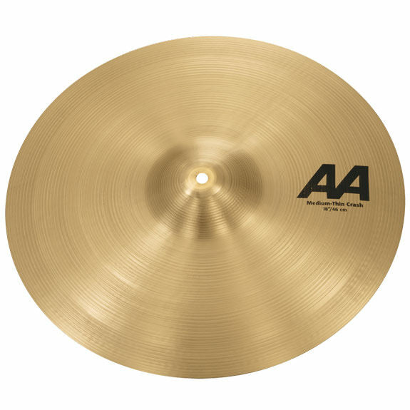 Sabian 18" AA Medium Thin Crash Cymbal
